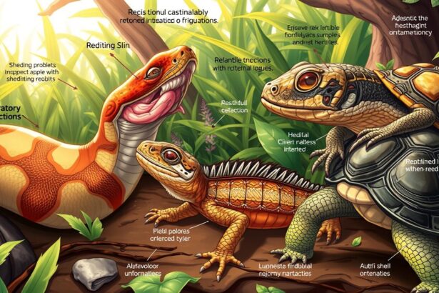 Common health issues in reptiles