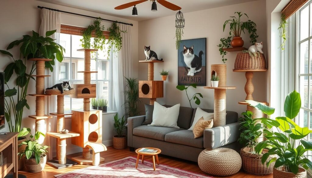 DIY cat tree and scratching post ideas