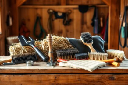 Essential horse grooming tools