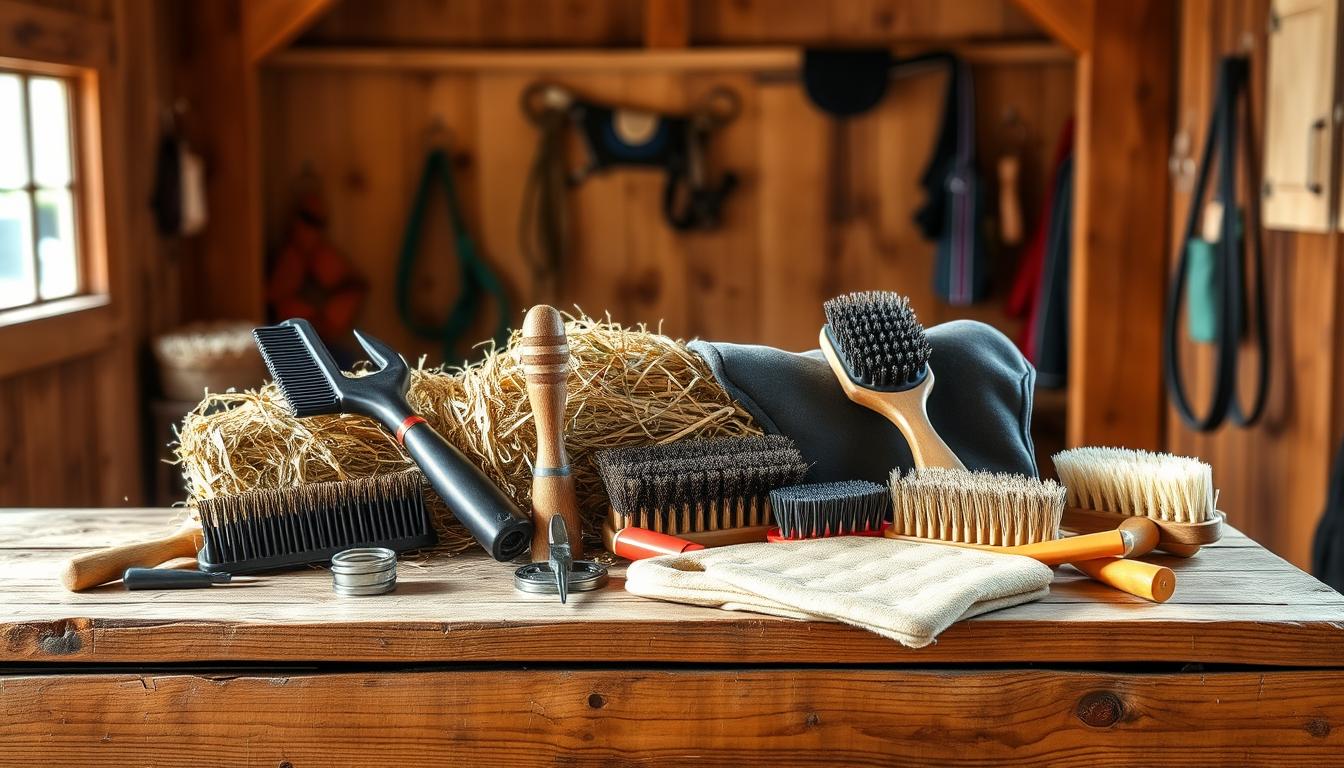 Essential horse grooming tools