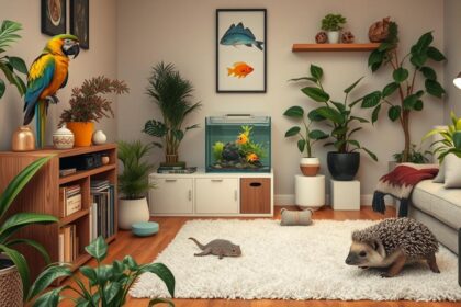 Exotic pets for small spaces