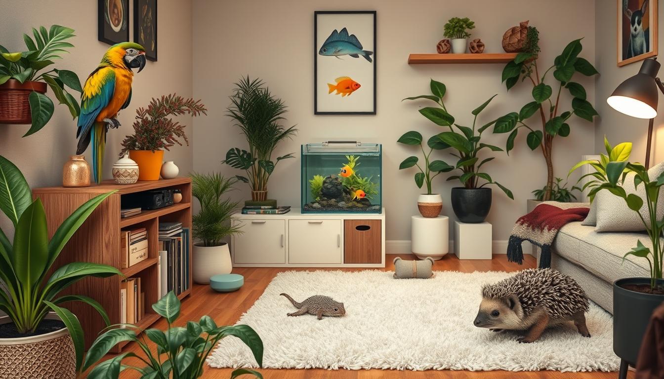 Exotic pets for small spaces