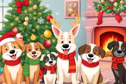 Festive dog names for holidays