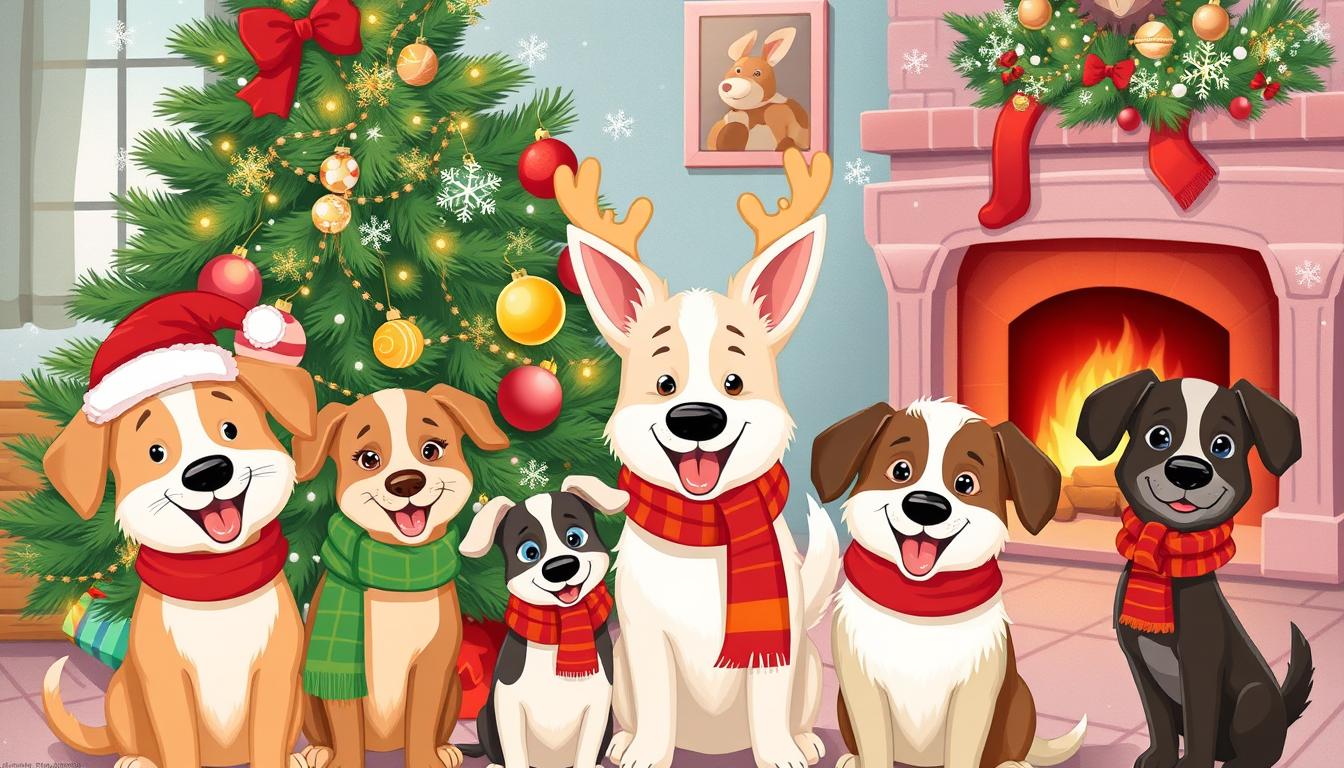 Festive dog names for holidays