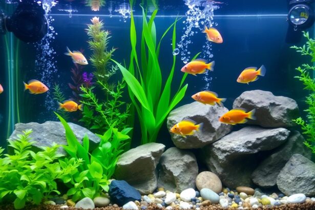 Setting up a freshwater aquarium