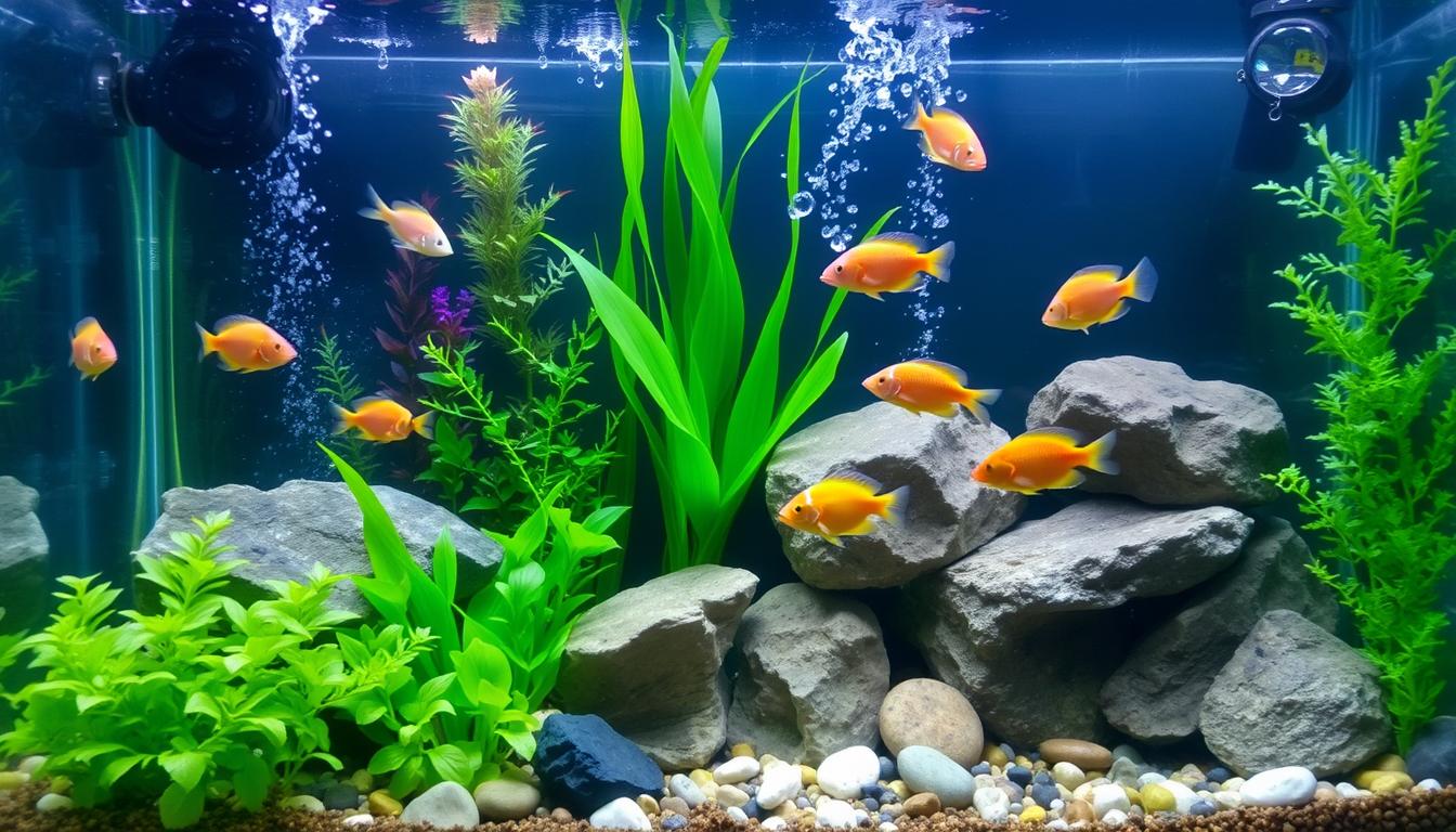 Setting up a freshwater aquarium