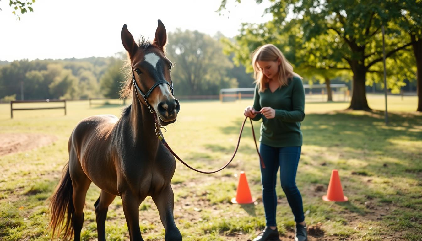 Training techniques for young horses