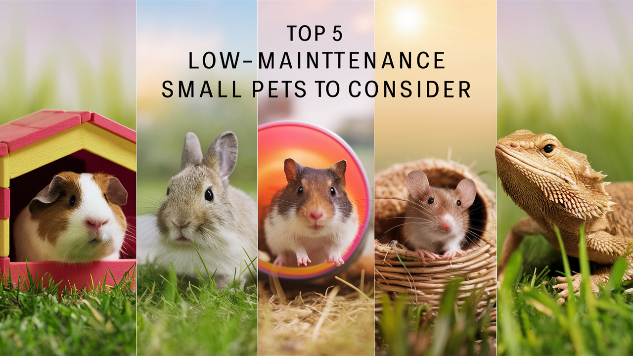 Top 5 Low-Maintenance Small Pets to Consider