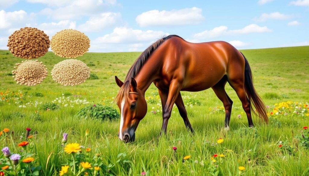 balanced diet for horses