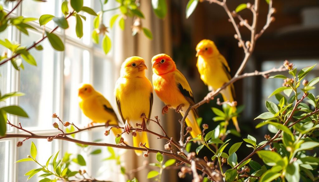 canaries as friendly pet bird breeds