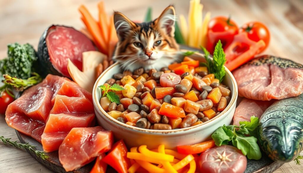 cat food with high protein