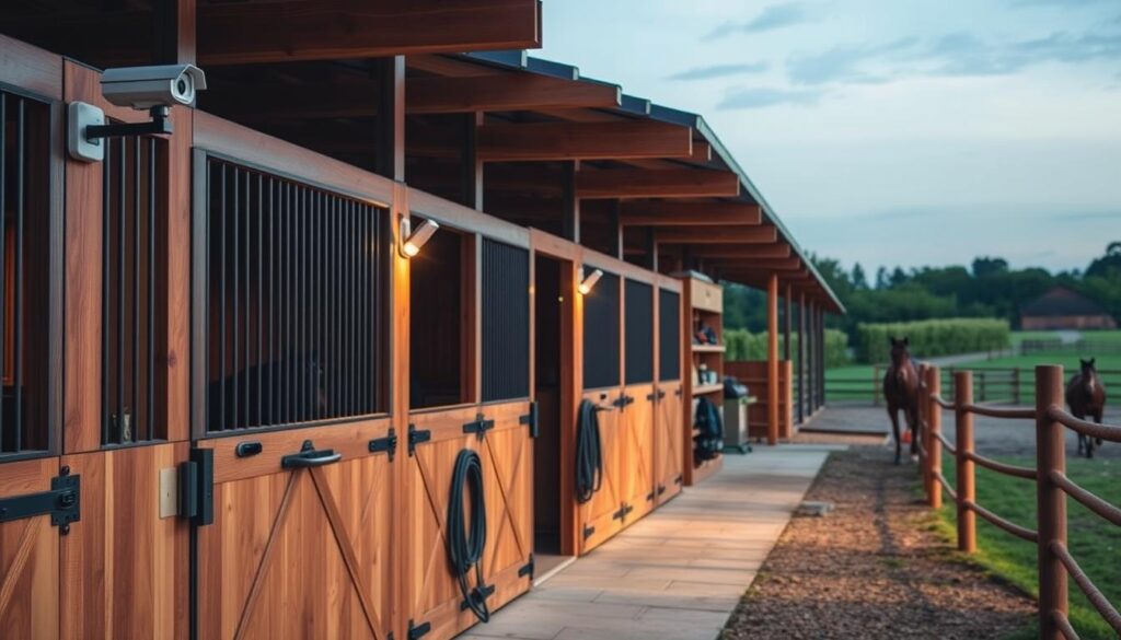 horse stables & equipment security