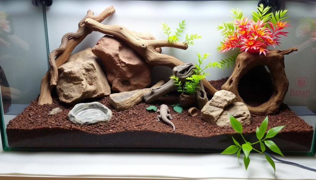 leopard gecko habitat setup