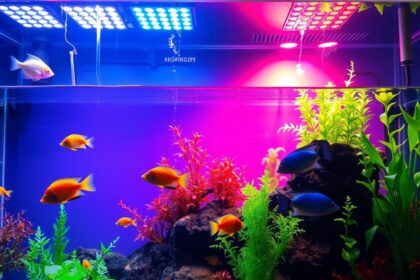 Aquarium lighting setup