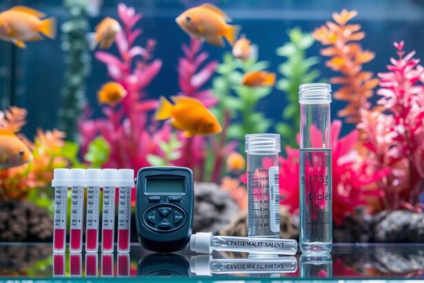 Aquarium water quality testing