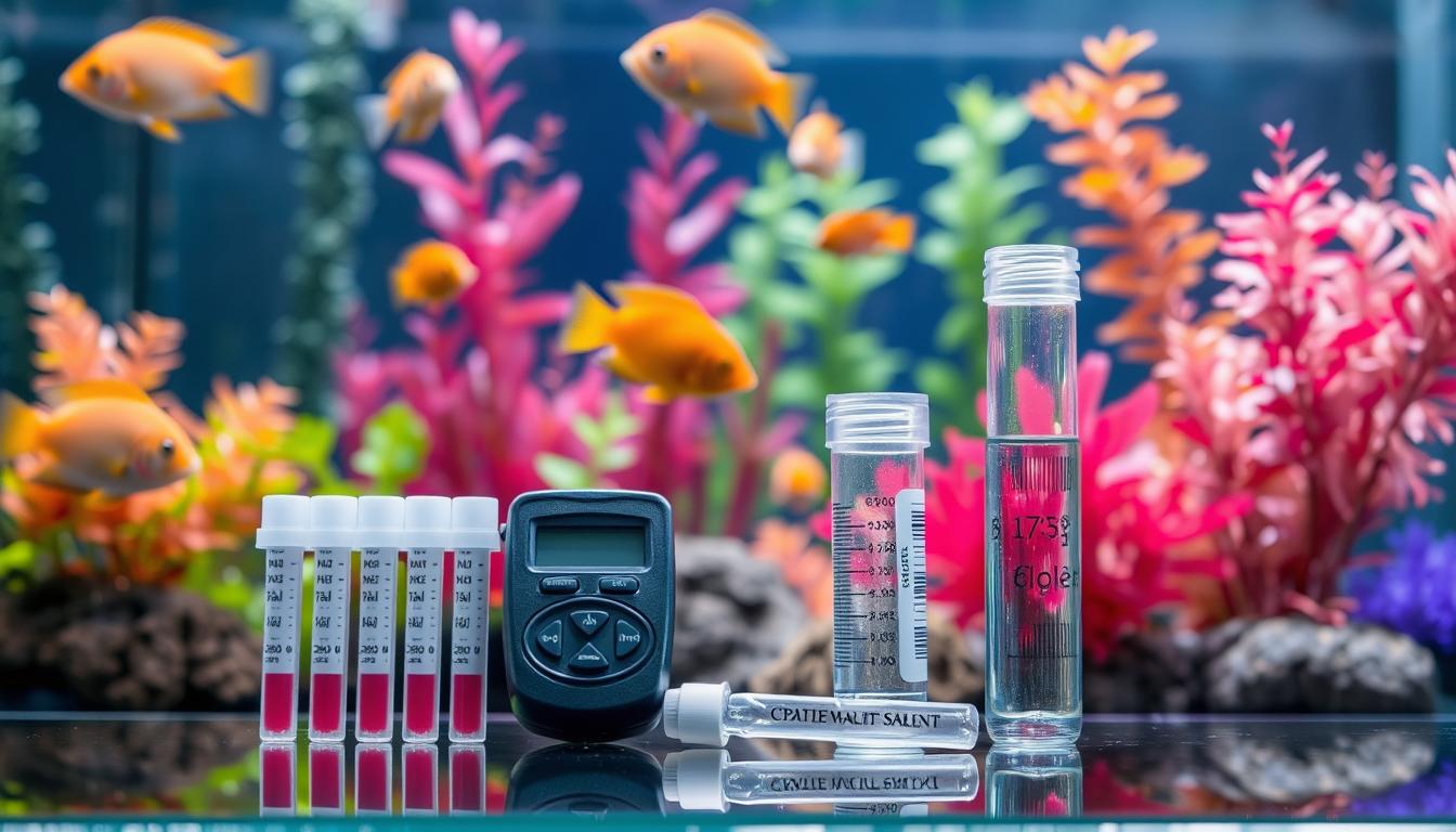 Aquarium water quality testing