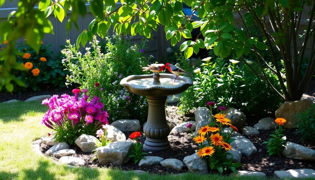 Bird bath landscaping tips