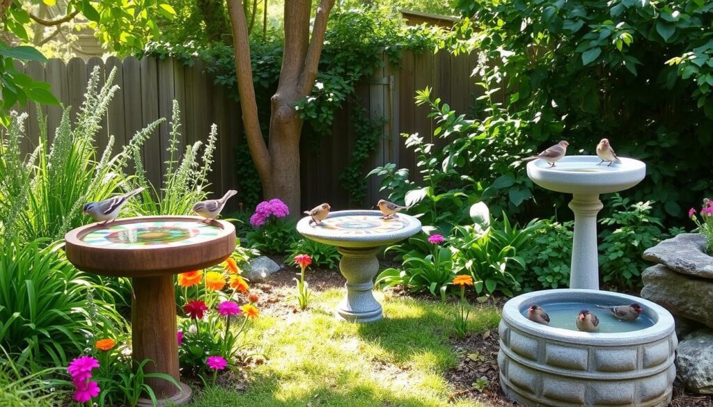 DIY bird bath projects