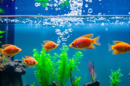 Fish tank oxygen levels