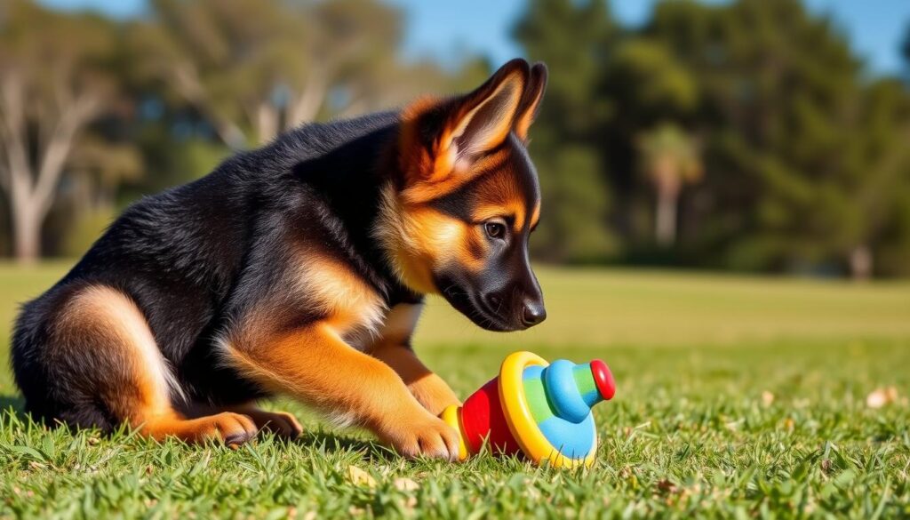 German Shepherd puppy training