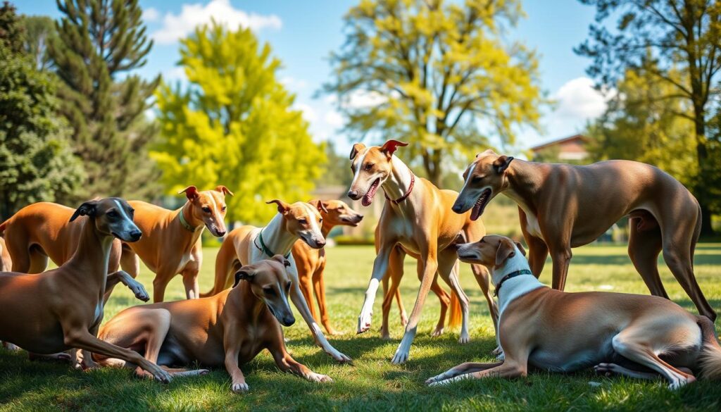 Greyhound socialization