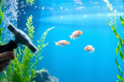 How to clean aquarium glass