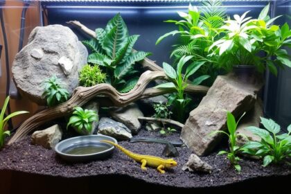 Reptile habitat setup guide