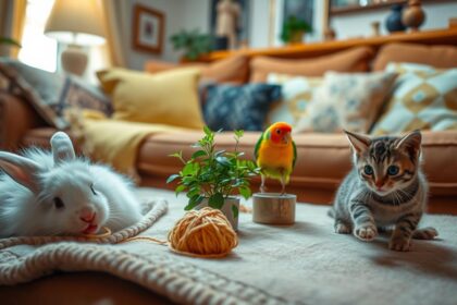 Small animals for indoor living