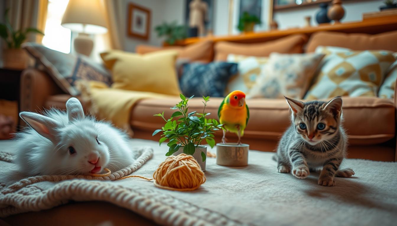 Small animals for indoor living