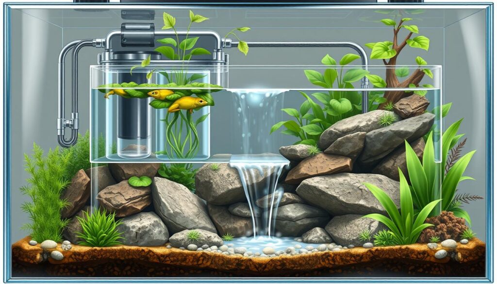 amphibian terrarium filtration system