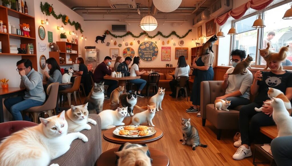 cat cafe events