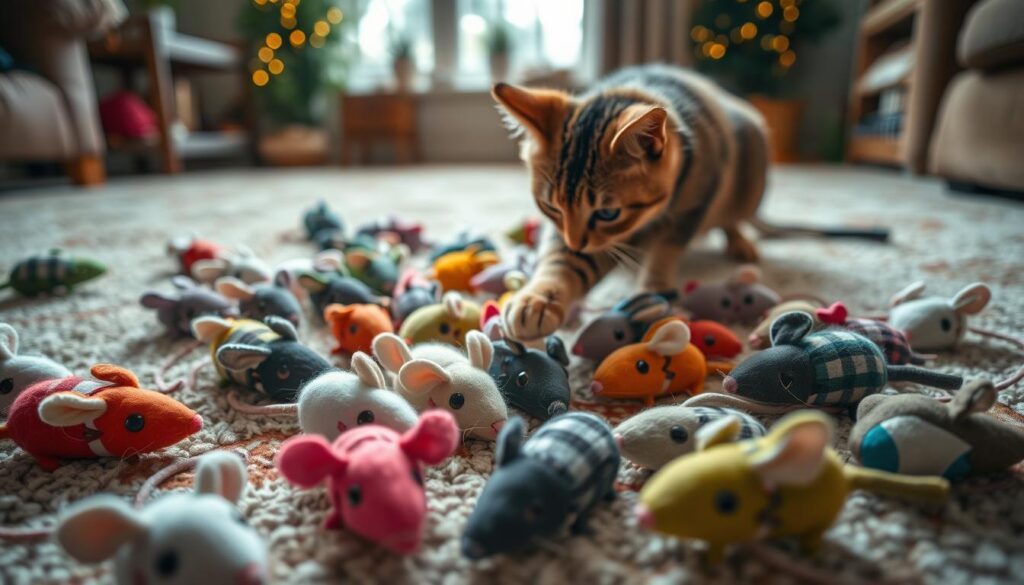 cat toy mice