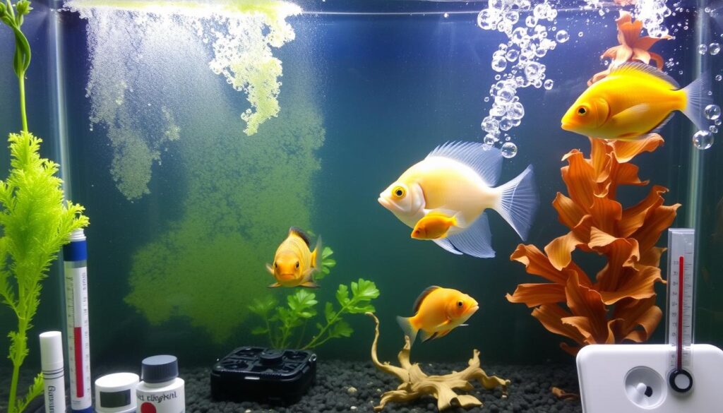 common water quality problems in aquariums