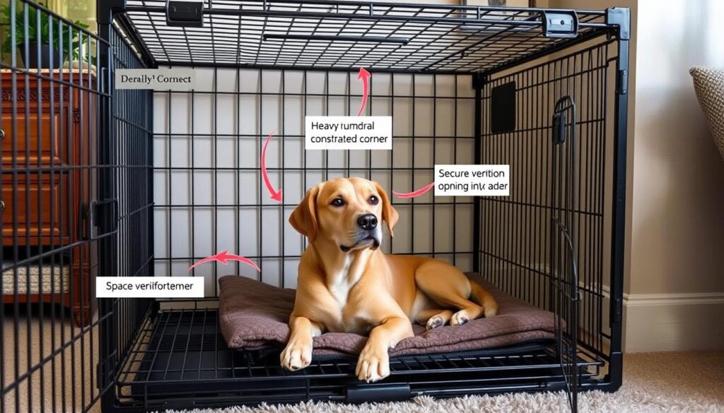 durable dog crate features