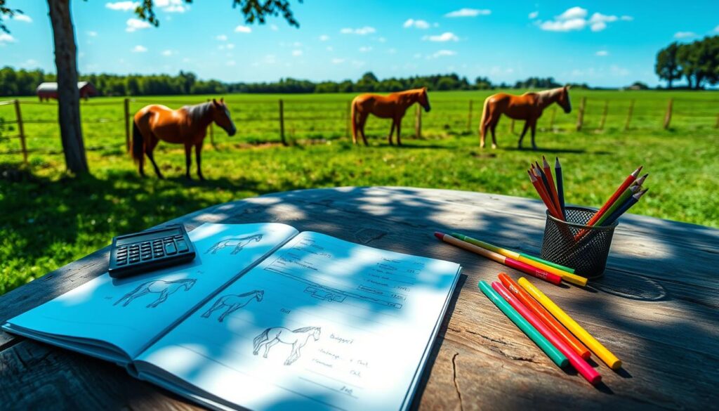 horse budget planning