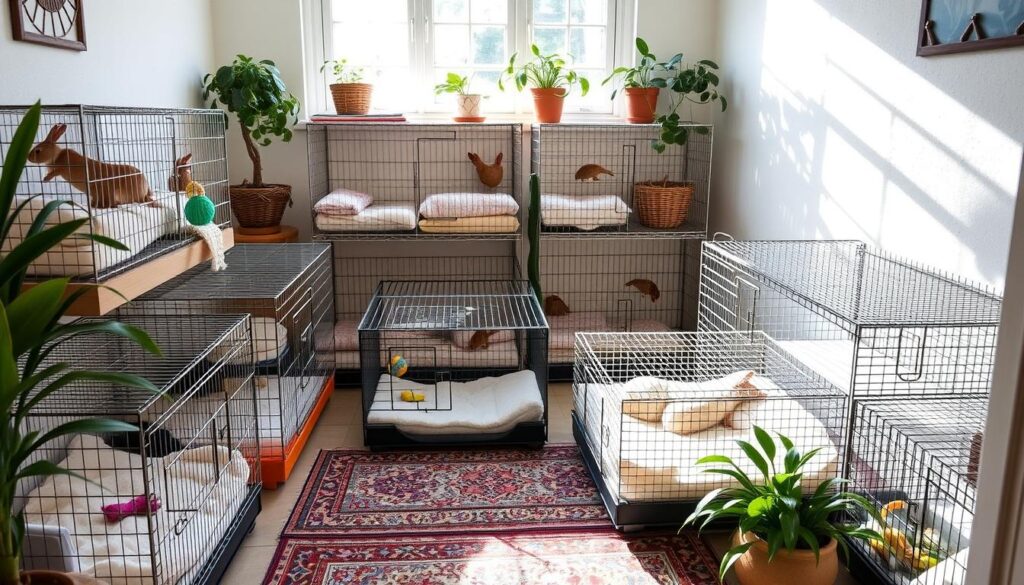 indoor rabbit cages