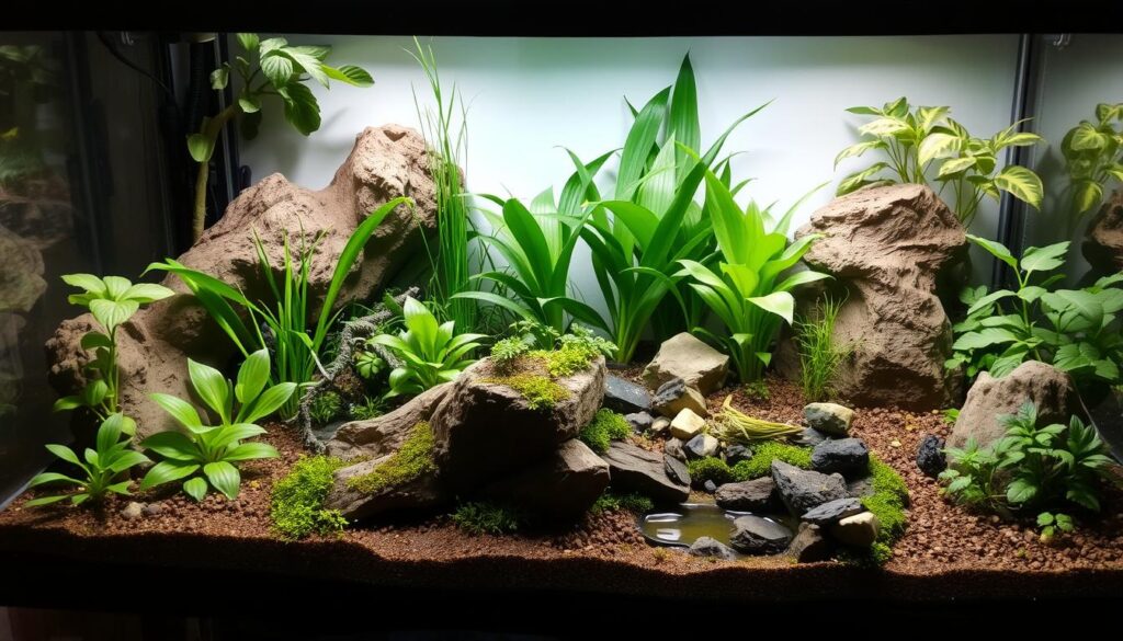 reptile terrarium setup