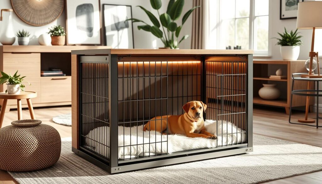 stylish dog crate