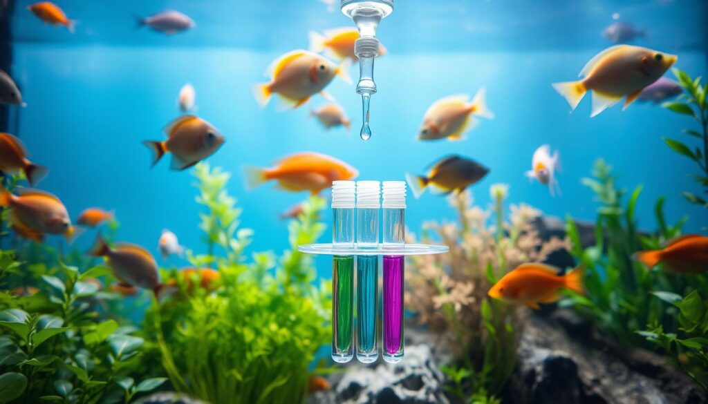 water hardness testing in aquariums