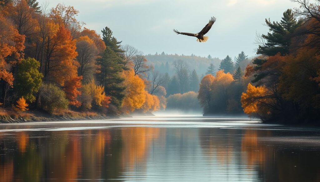 Midwest eagle watching destinations