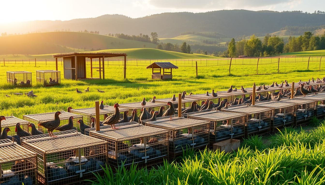 Quail farming