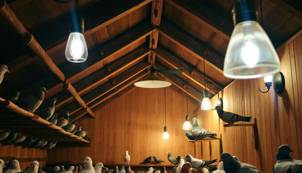 pigeon loft lighting