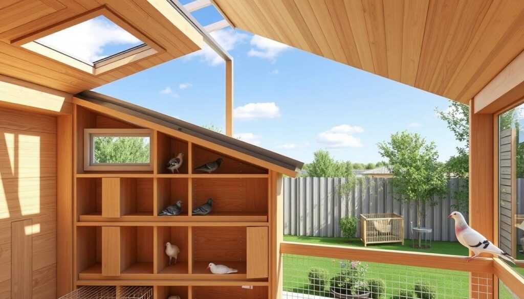 pigeon racing loft design