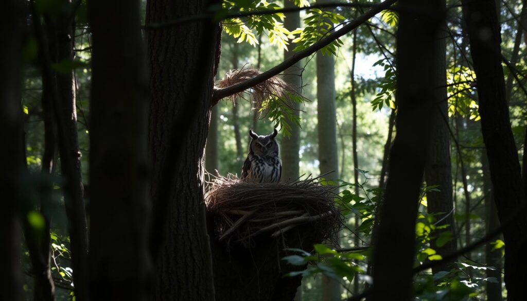 protecting horned owl nests