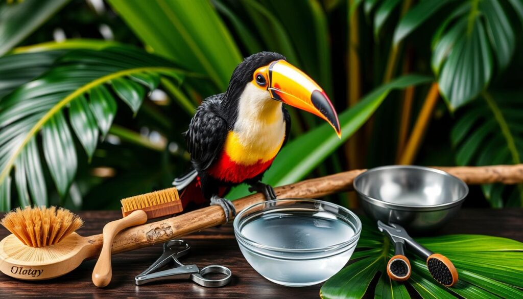 toucan care and hygiene